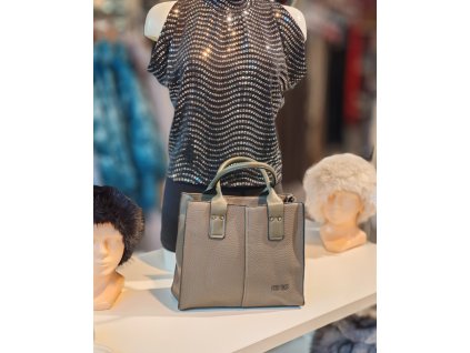 Kufříková khaki kabelka