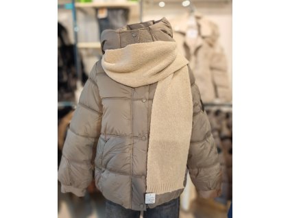 Béžový pletený šál