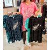 Oversize tunika s potiskem