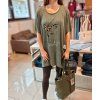 Oversize tunika s potiskem