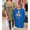 Oversize tunika s potiskem