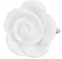 Keramická růže bílá- Ø 45 mm