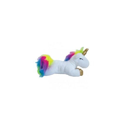 Plyšový UNICORN pro psy bílý 15 cm