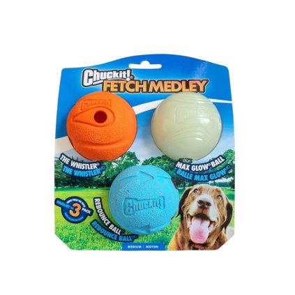 Míček Chuckit! FETCH MEDLEY ASST 3 ks vel. M