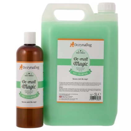 Magický rozčesávací šampon na zacuchanou srst (Dezynadog Magic Formula De-Matt Magic Shampoo)
