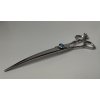 Nůžky Alter Sheers "DRAGON hilt CURVED blue DIAMOND large" Made 4 Salon Oliver 9"