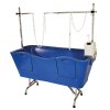 agc polyethylene bathtub stainless steel feet royal bleu m752b agc creation