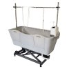 copy of agc polyethylene bathtub electric frame lift granite grey m853g agc creation