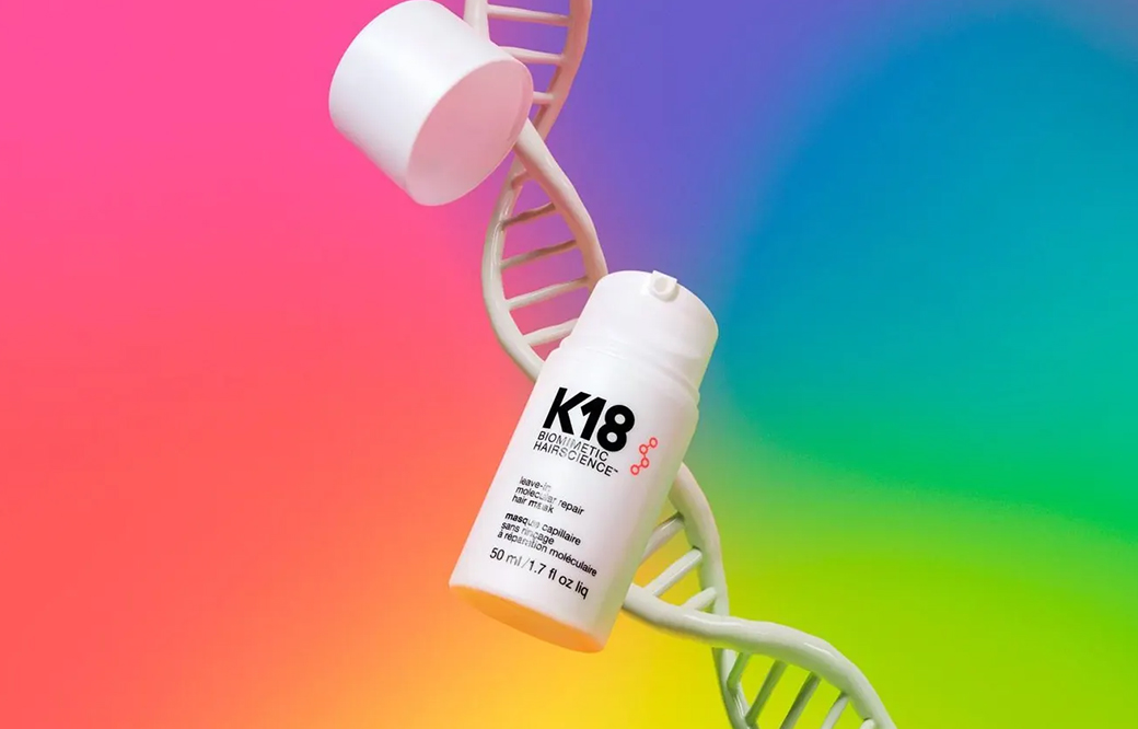 Fix damaged hair instantly and forever with K18! #TreatYourself