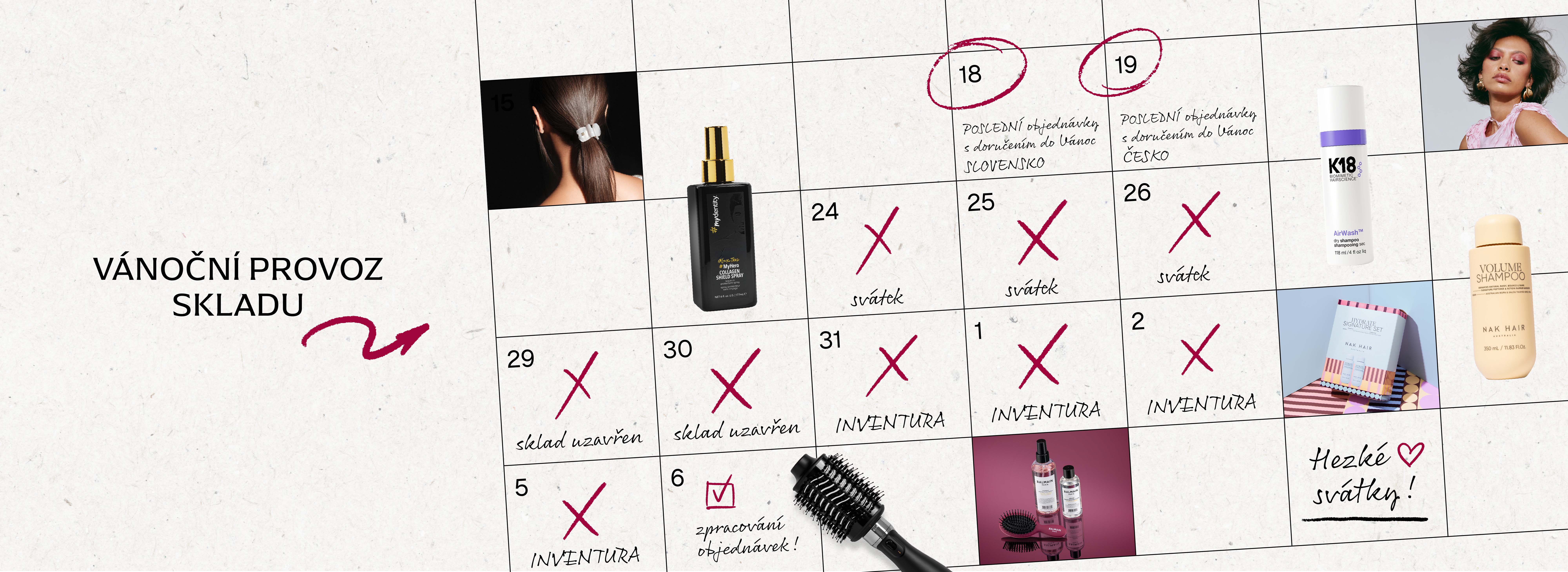 Vánoční provoz skladu