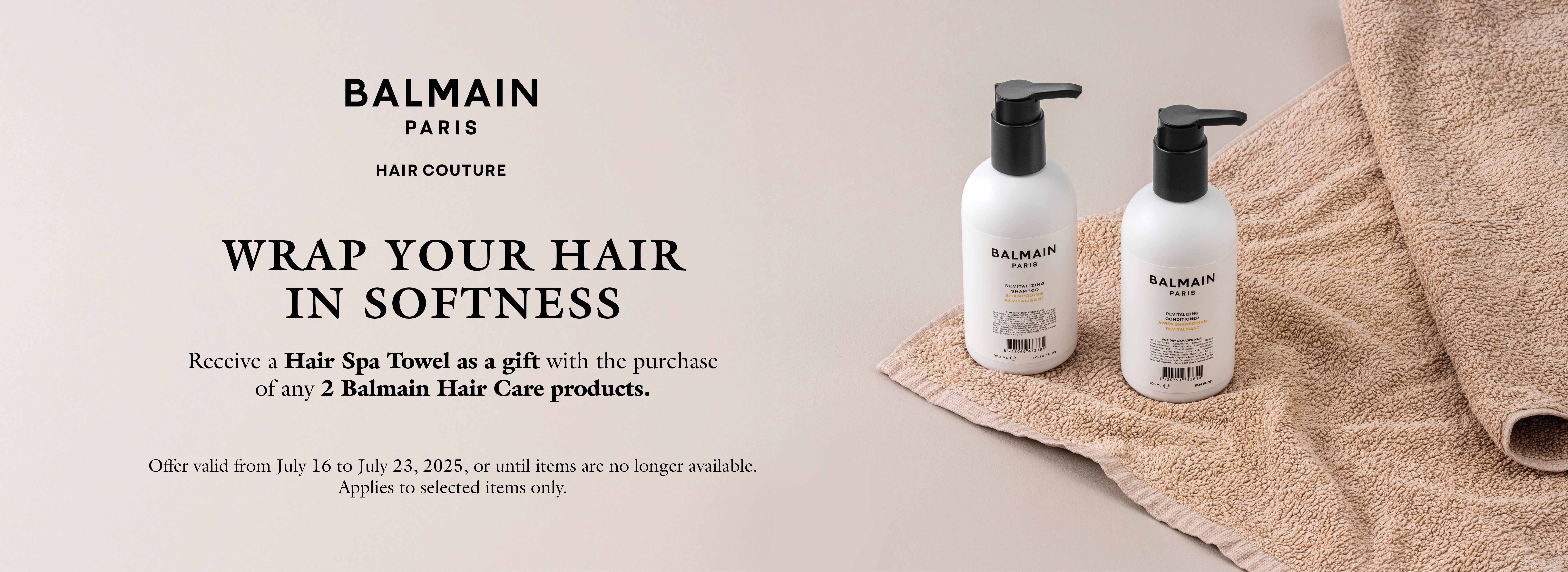 Balmain Spa towel