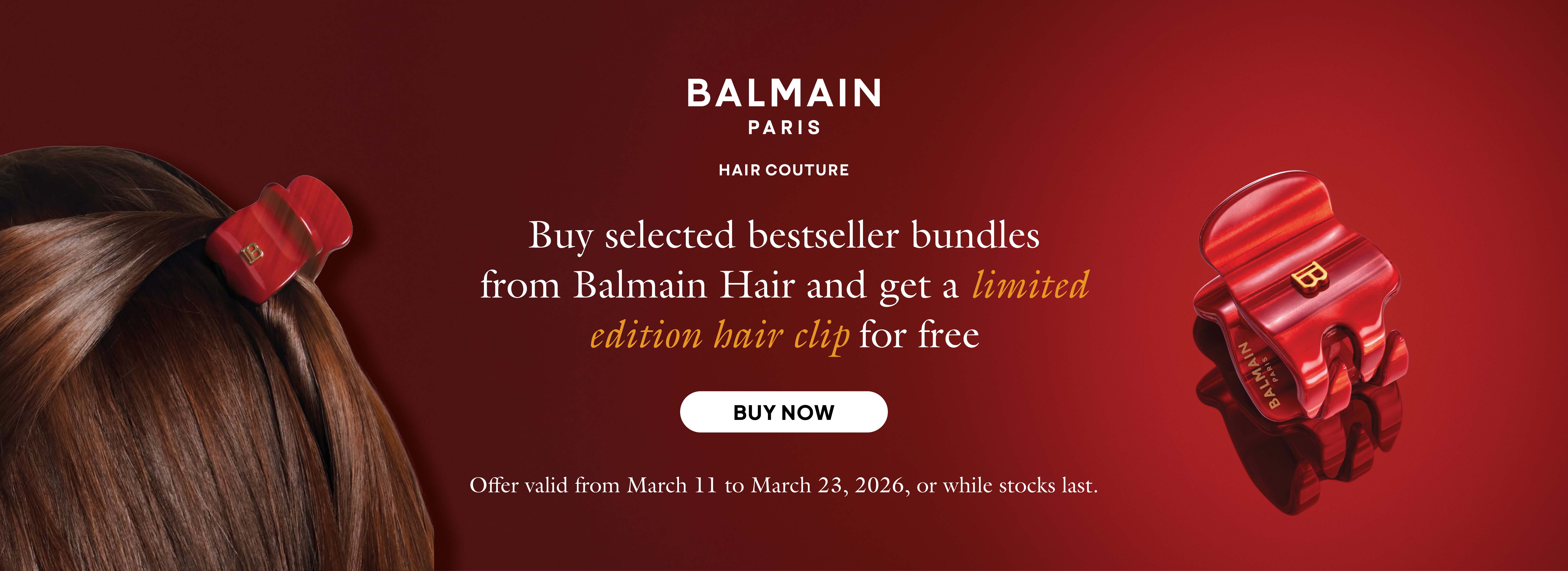 Get a free hair clip with every bestseller bundle.