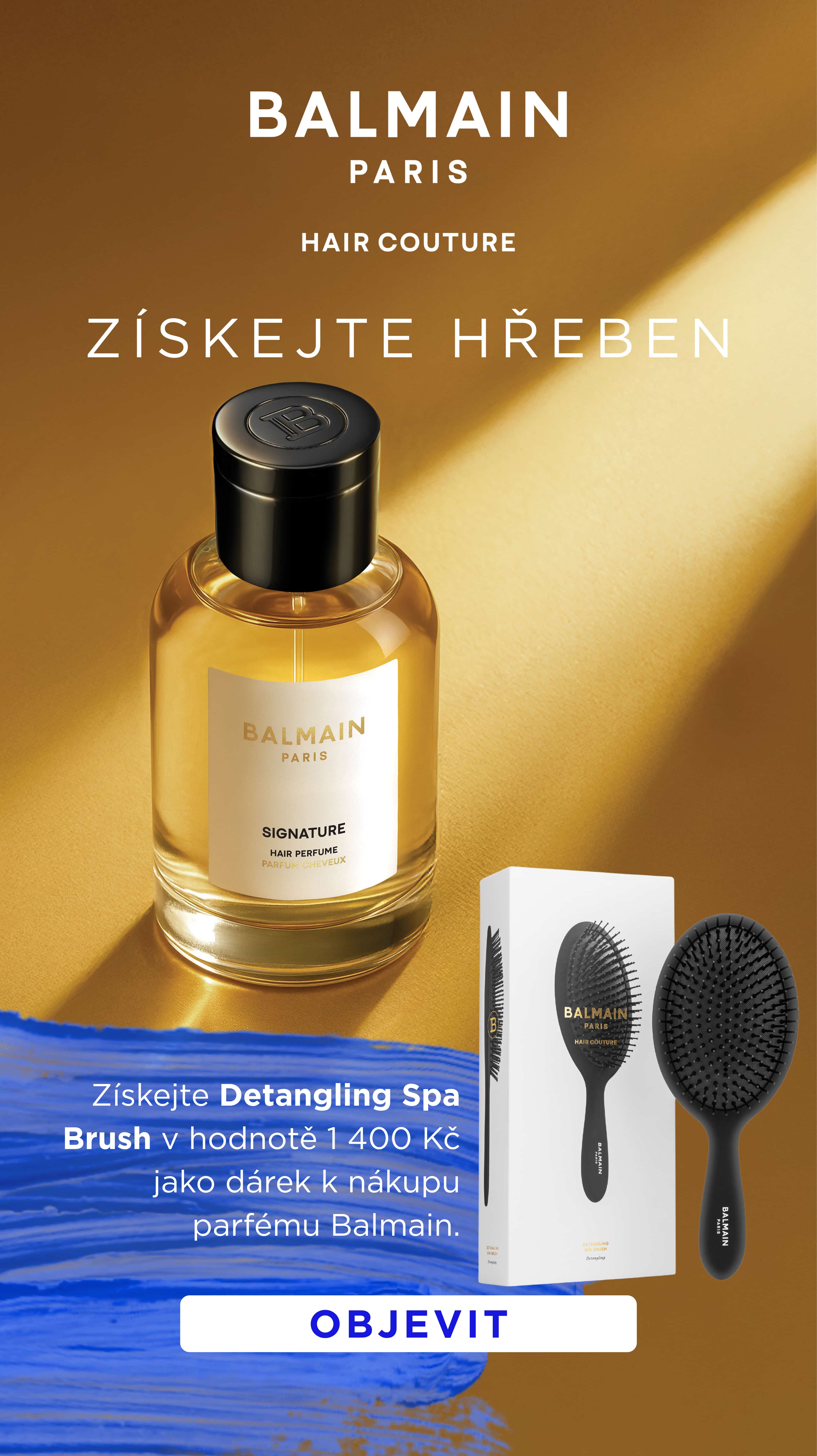 Detangling Spa Brush jako dárek k parfému Balmain