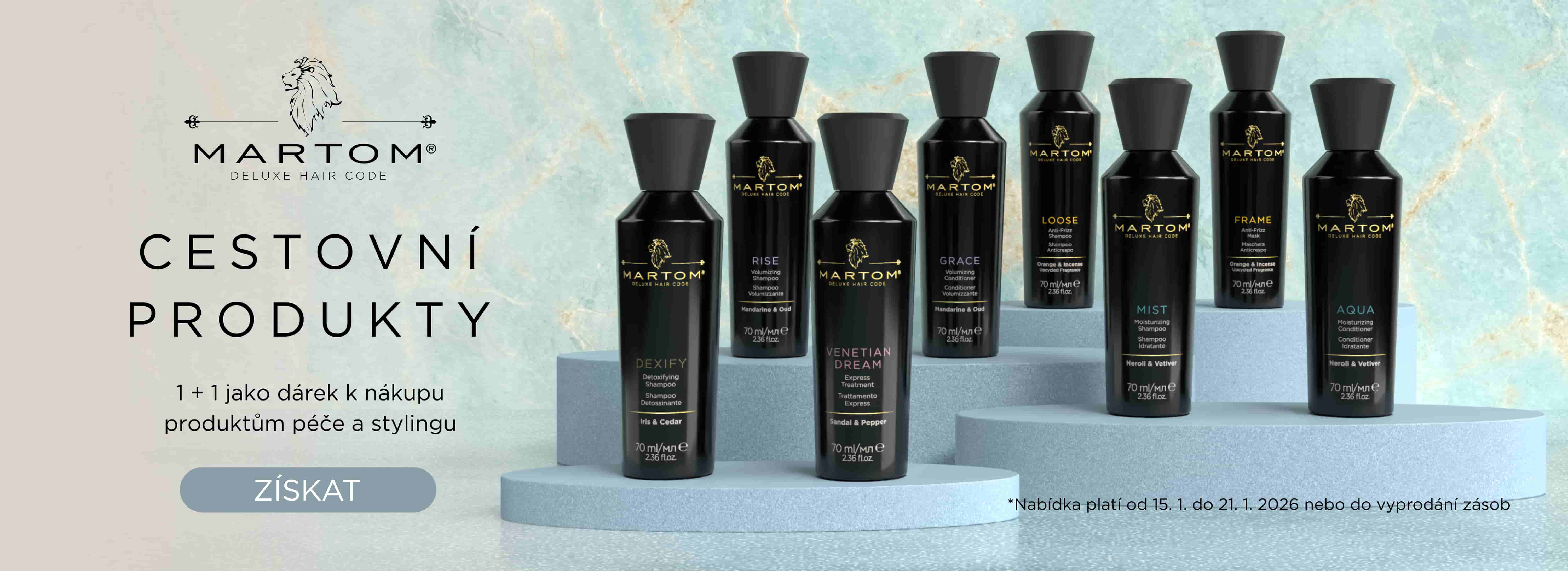 Cestovní balení Martom zdarma