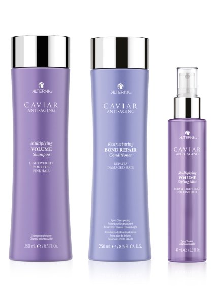 Volume shampoo, bond conditioner, volume mist