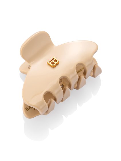 Balmain hair pince a cheveux small beige