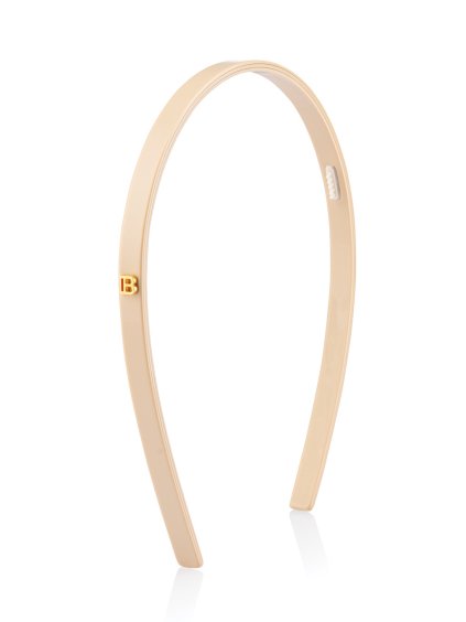 Balmain hair acetate headband small beige