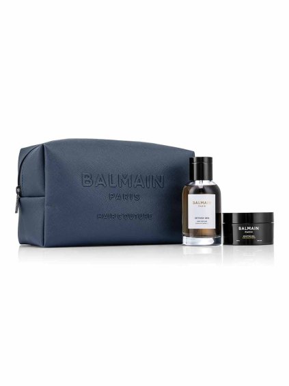 Balmain Hair Cosmetic bag blue