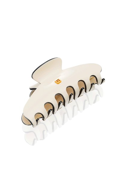 Balmain-Hair-Pince-a-Cheveux-White/Black-large-vlasový-klip