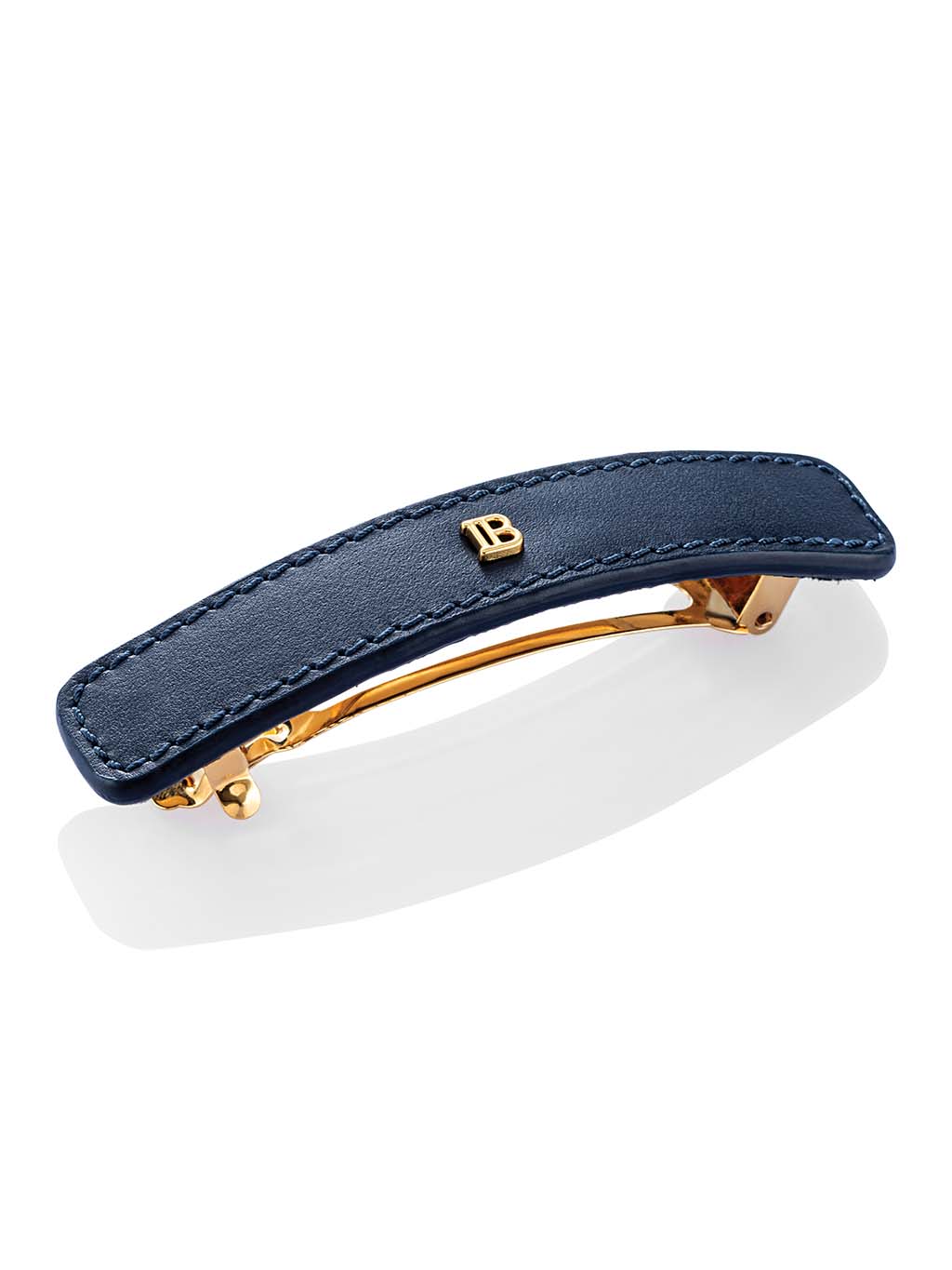 Levně Balmain Hair Leather Barrette Cosmic Sapphire, limitovaná edice