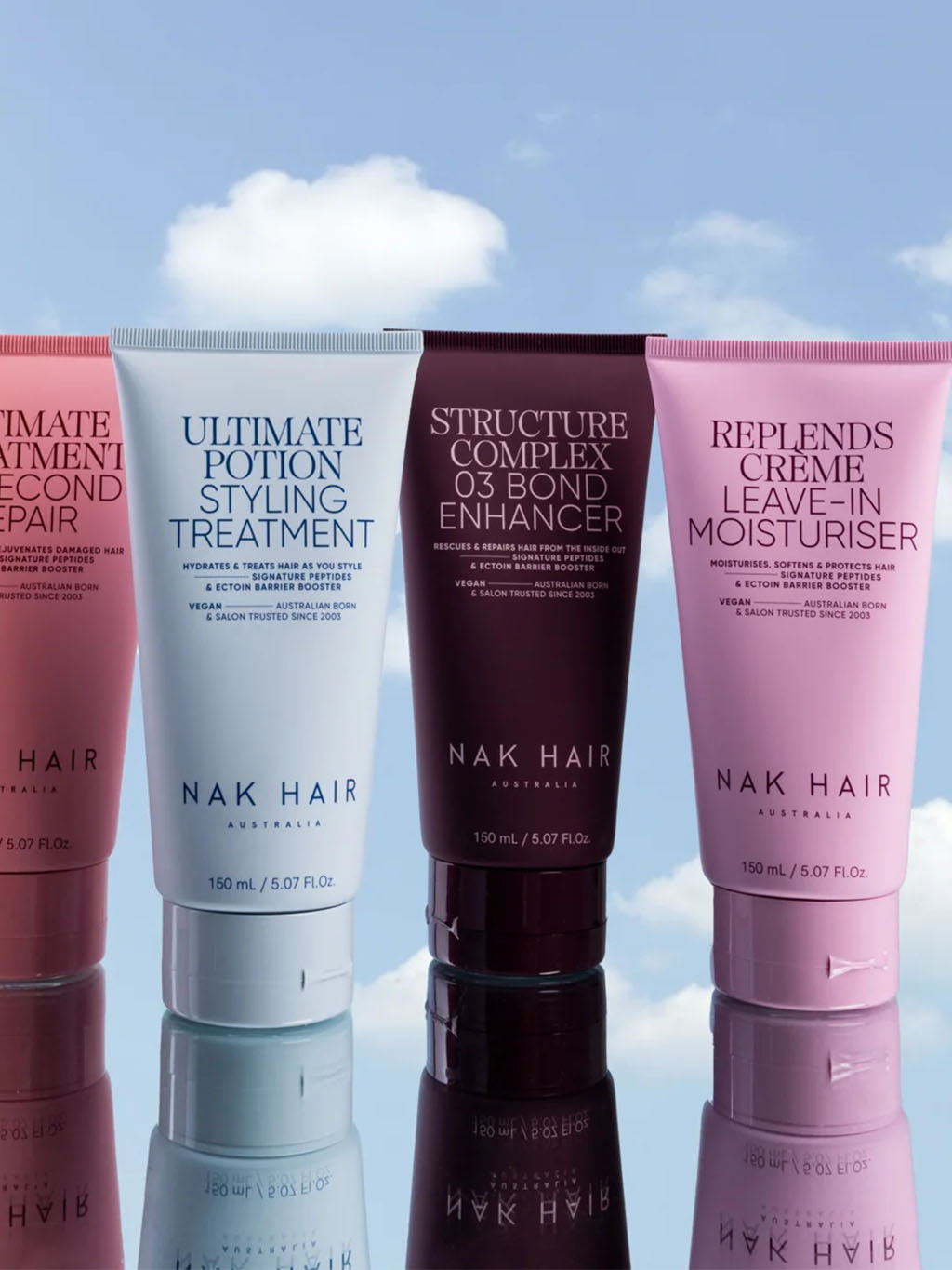 NAK Hair Replends Crème Leave in Moisturiser, 50 ml (obrázek 3)