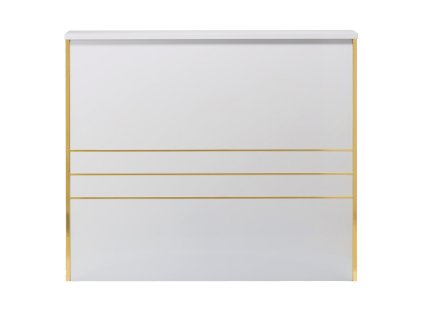Kadeřnická recepce B48 120cm-šedozlatá