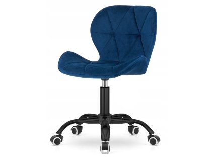 Krzeslo obrotowe VASTO OFFICE VELVET BLUE SMOKE [22541] 1200