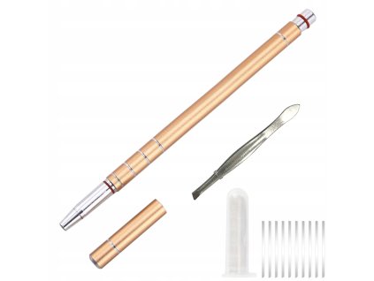 Kadeřnická tužka Razor pro konturování vousů zlatá