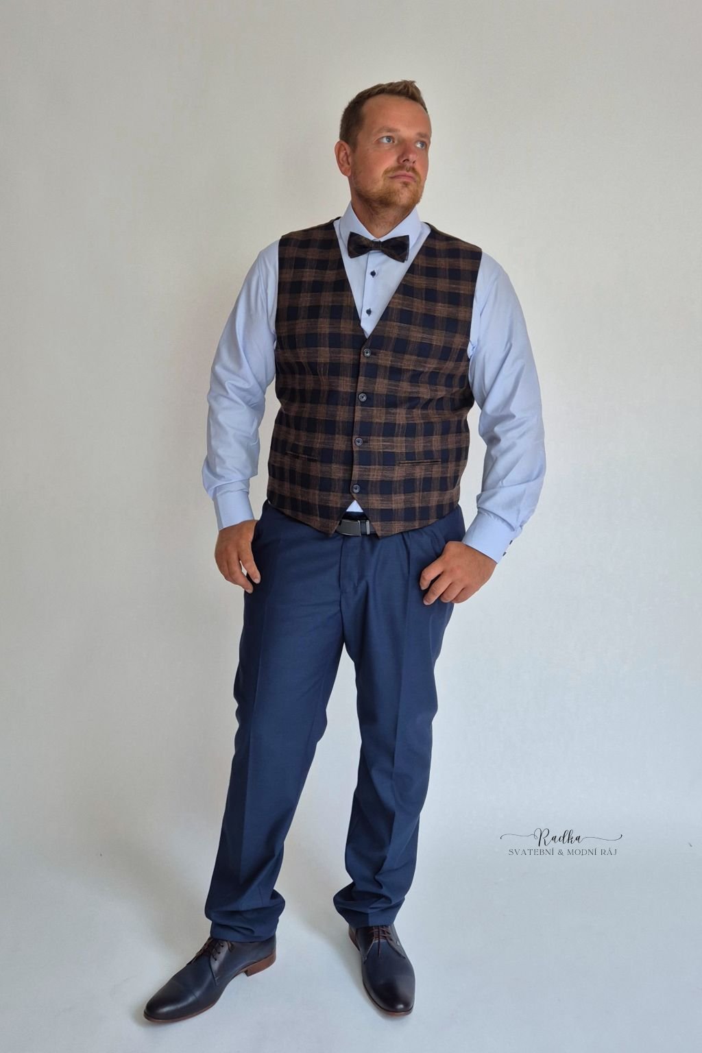 Pánská vesta s motýlkem ONDŘEJ