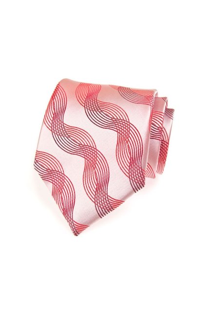 panska kravata vinova s jem vzorem vlnky