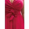 Malinové šaty PLUS SIZE SIDONIE
