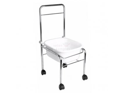 pedikerska vanicka pojizdna s chromovou konstrukci