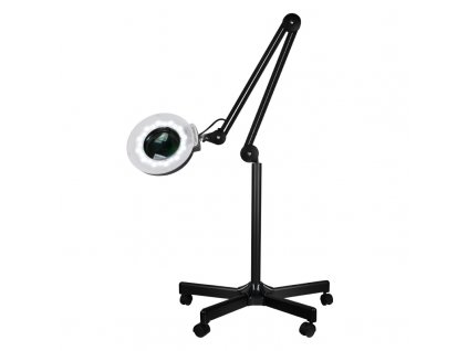 19786 lampa lupa led s5 cerny stativ