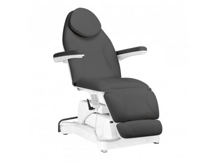 Elektrické kosmetické křeslo Sillon Basic 3 motor. rotačně šedá
