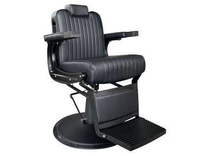 Barber křeslo COOL BLACK - matná černá