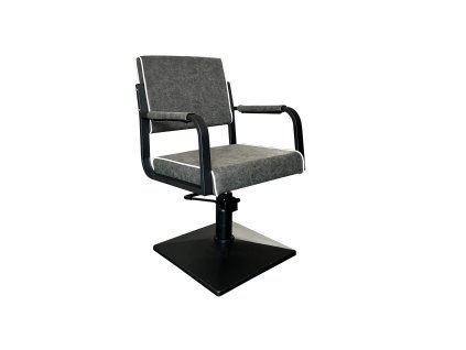 kadernicke kreslo chic black mramorova siva