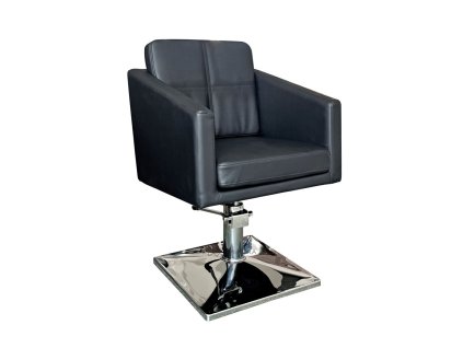 kadernicke kreslo cube chrome matna cierna