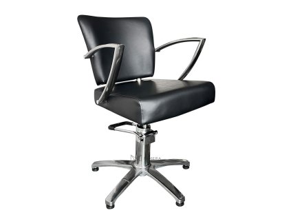 kadernicke kreslo base chrome matna cierna