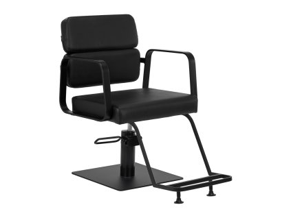 Kadeřnické křeslo Gabbiano Porto v černé barvě