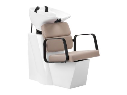 Kadeřnická mycí stanice Gabbiano Porto černá béžová