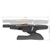 Elektrické kosmetické křeslo SILLON Lux 273b 3 motory šedé - šedá základna
