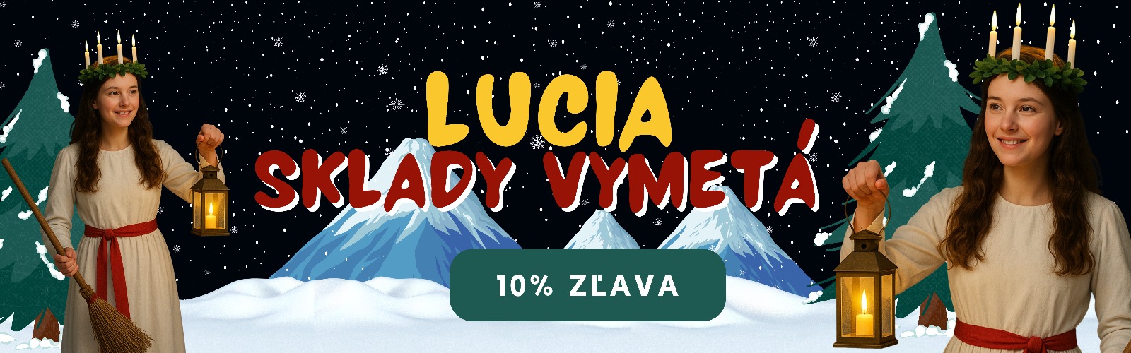 Lucia sklady vymetá -10%