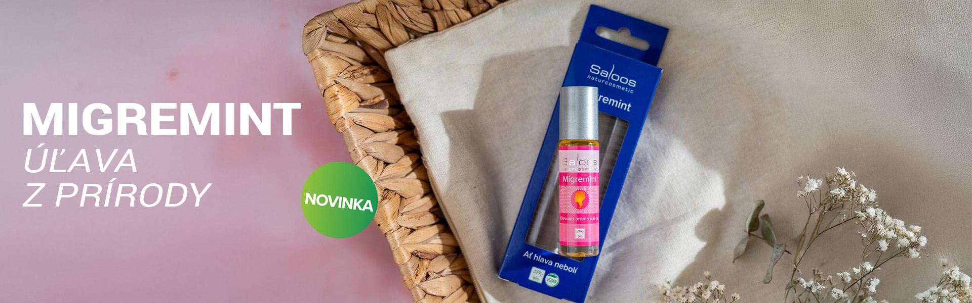 Migremint uvoľňujúci aroma roll-on