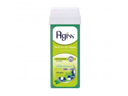Agiss - Depilačný vosk roll-on na všetky typy pleti Azulén - široká hlavica 100 ml