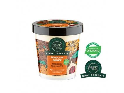 eng pl Organic Shop Body Desserts Body shaping SOUFFLE MOROCCAN ORANGE orange oil argan oil 450ml 4744183012141 25721 1