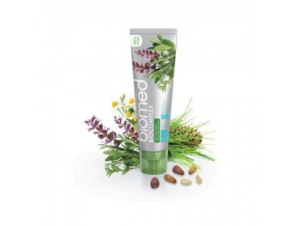 biomed biocomplex zubni pasta s prirodnimi esencialnimi oleji z cedroveho dreva 100 g z1