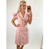 Elegantné sakové šaty ADELLA ružové