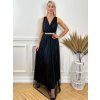 Dlhé spoločenské šaty RAVENNA čierne