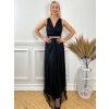 Dlhé spoločenské šaty RAVENNA čierne