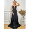 Dlhé spoločenské šaty TAYLOR čierne